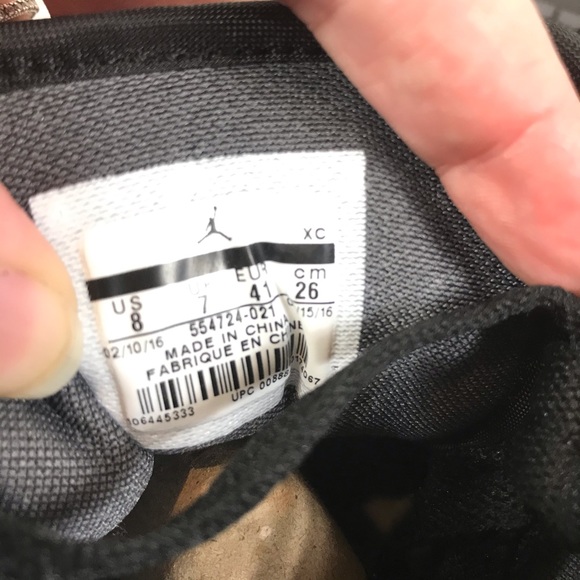 ❌SOLD❌ Jordan 1 All Black/Black/Grey w OG Box - Picture 7 of 8